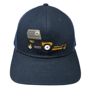 Walker Snapback Trucker Hat Blue One Size Mesh Back Triple Crown Products Max